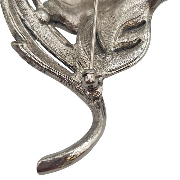 Kenneth J Lane KJL Avon 90s Flower Swirl Stmt Elegant Romantic Brooch Pin - Picture 16 of 16